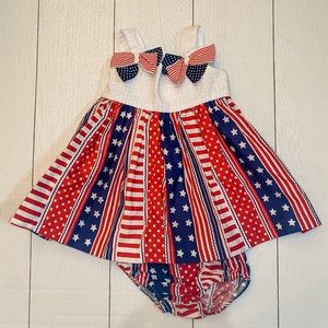 Patriotic Baby Girl Dress